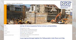 Desktop Screenshot of igg-grundbau.de